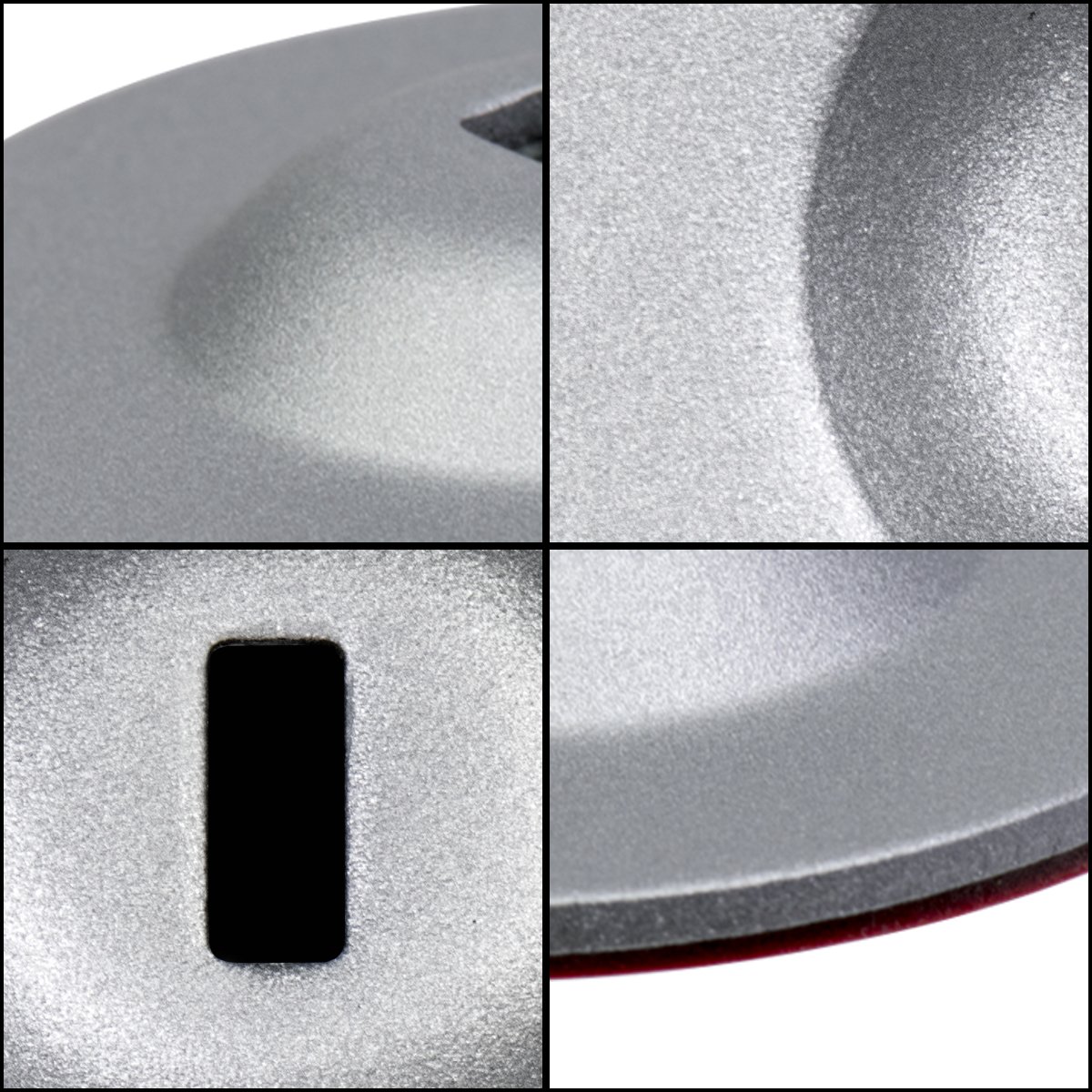 Universal I3C Anchor Plate with Strong Security Adhesive - Compatible with Laptop Lock, Cable Lock, Smartphone, MacBook & Tablet (4-Pack, Silver) - Perfect for Office, School, Library & Public Spaces