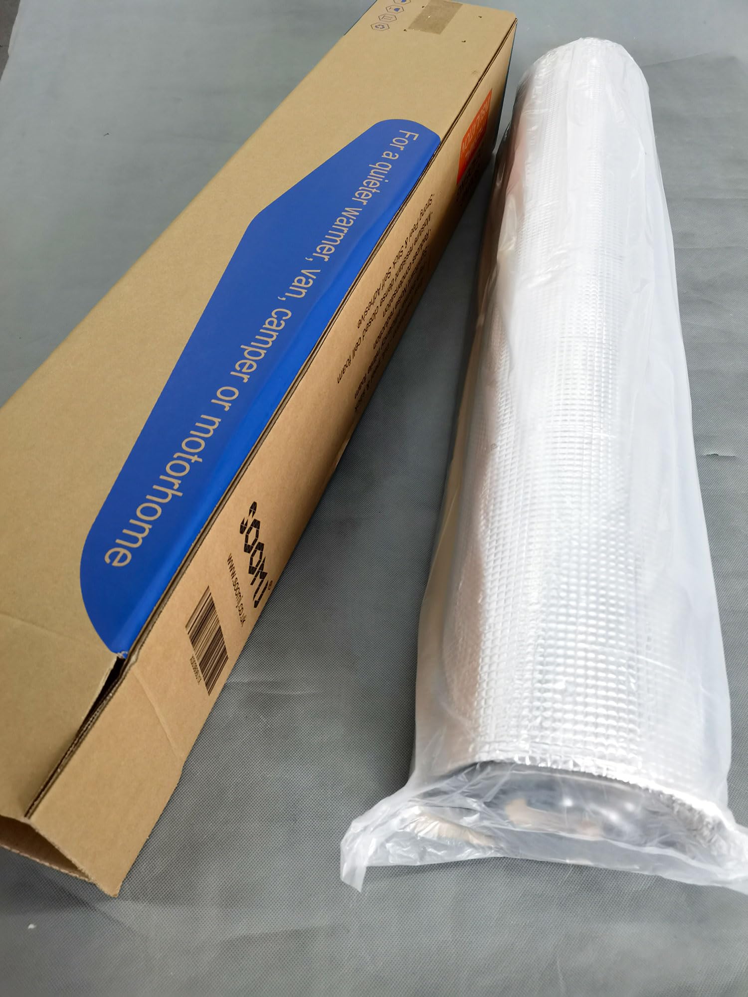 SOOMJ Heat Shield & Sound Deadening Mat - Aluminum Foil Insulation for Car Engine & Vehicle Noise Reduction - Perfect for Automotive, RV, and Boat Soundproofing Applications