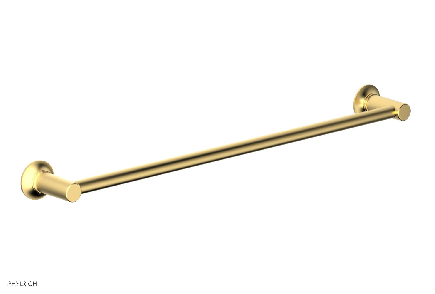 HEX MODERN 24-Inch Towel Bar 501 71 - Brushed Nickel Bathroom Towel Rack for Hand & Bath Towels - Perfect for Bathroom, Spa, and Guest Room Decor