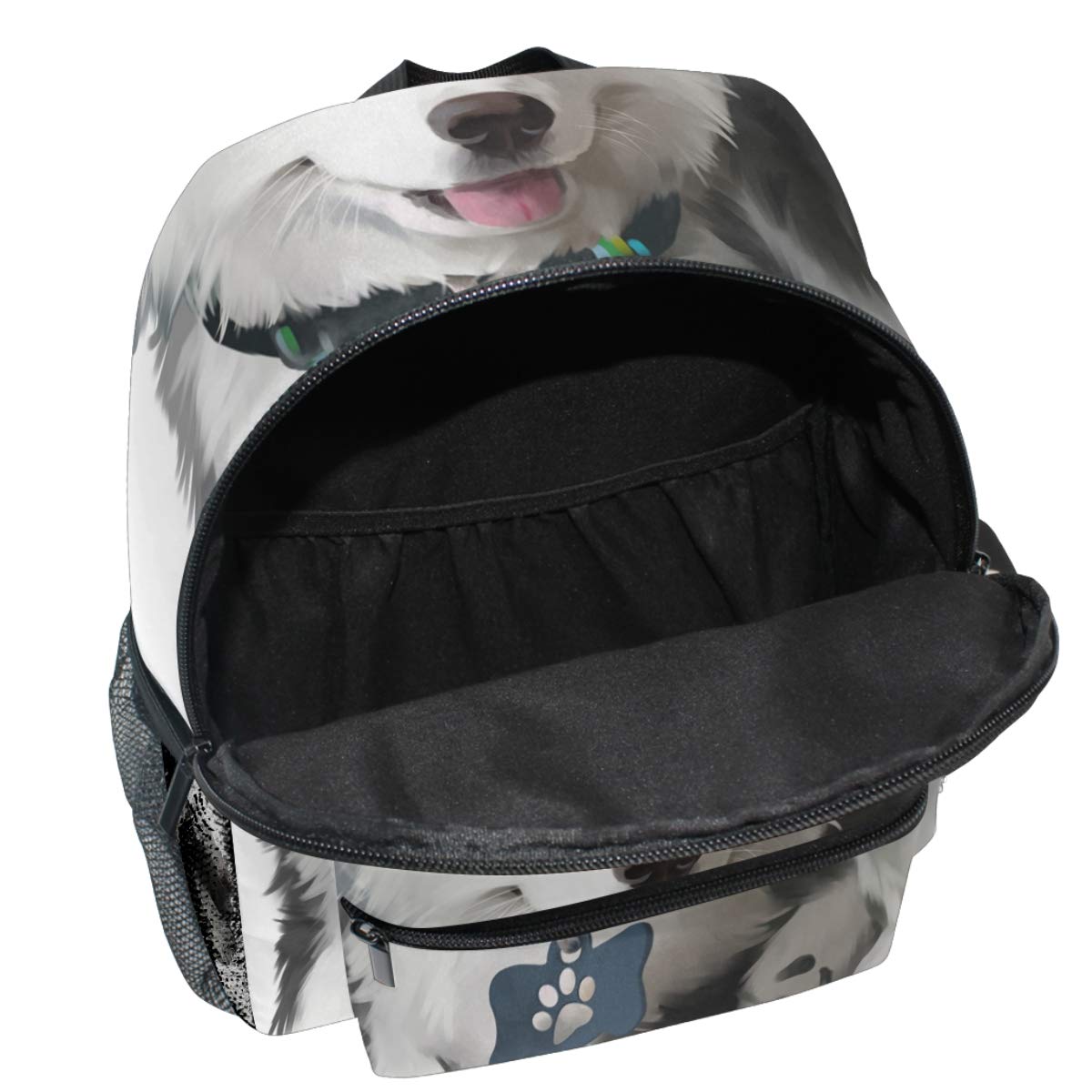 **Cute Husky Puppy Backpack for Kids - Adjustable Chest Strap Toddler School Bag for Boys & Girls - Perfect for Preschool, Kindergarten & Elementary School - Lightweight & Durable Bookbag for Daily Use & Outdoor Adventures**