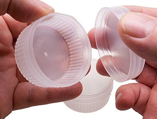 TSA Approved Travel Jars (2-Pack) - Leak-Proof Plastic Cosmetic Containers for Toiletries | Perfect for Air Travel, Camping & Gym Essentials