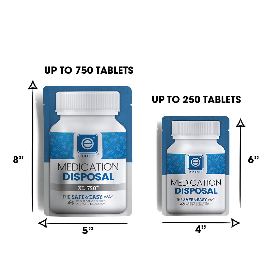 XL 750 Medication Disposal System - Safe & Secure Drug Disposal for Home, Pharmacy & Healthcare Facilities | FDA-Compliant Solution