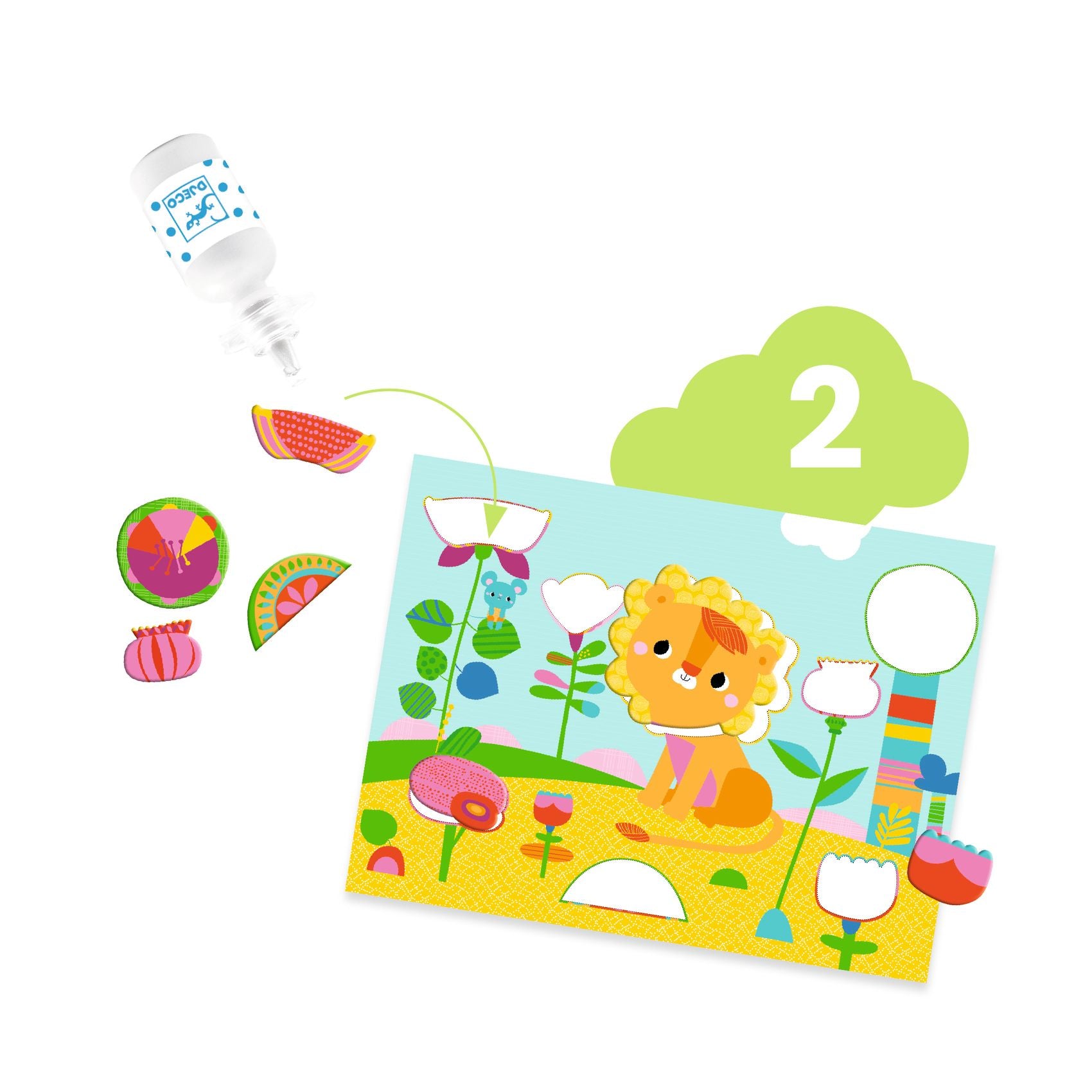 DJECO Multi-Activity Kit - The Mouse and His Friends | Early Learning Toys for Toddlers 18+ Months | Creative Play, Fine Motor Skills Development, Gift for Boys & Girls | Perfect for Playtime, Preschool & Birthday Gifts