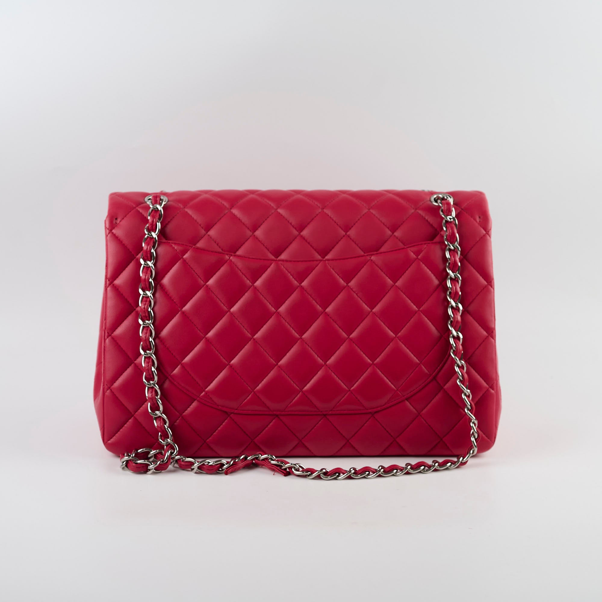 Chanel Maxi Flap Bag in Hot Pink - Luxury Designer Handbag for Women | Perfect for Parties, Weddings & Special Occasions