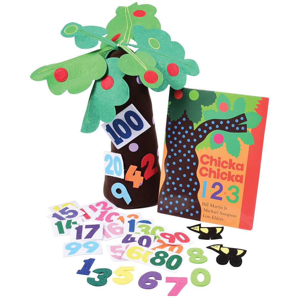 Chicka Chicka 123 Props & Book Set - Interactive Learning Kit for Kids | Perfect for Preschool Math Activities, Storytime Props & Early Number Recognition