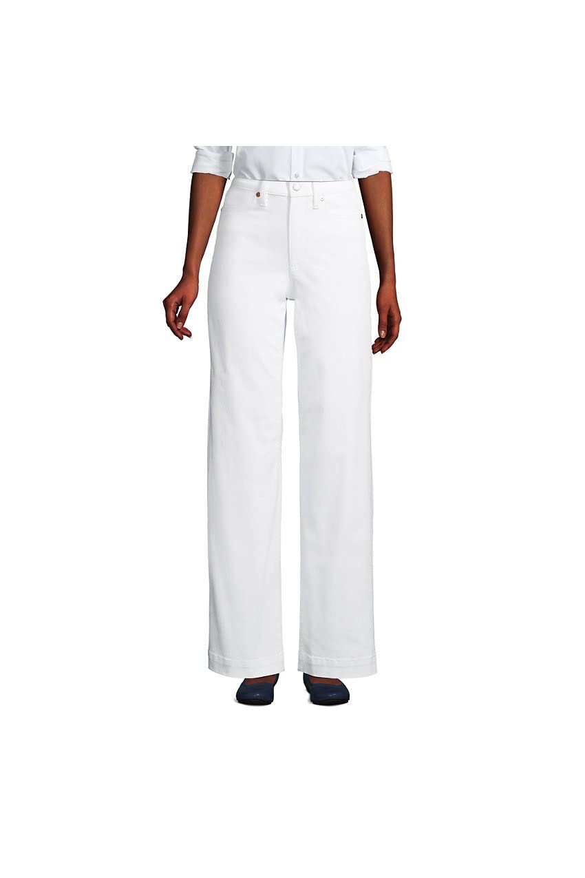 Women's High Waisted Indigo Wide Leg Jeans - Stretchy Denim Pants for Casual & Boho Style Outfits | Perfect for Everyday Wear, Date Nights & Weekend Getaways