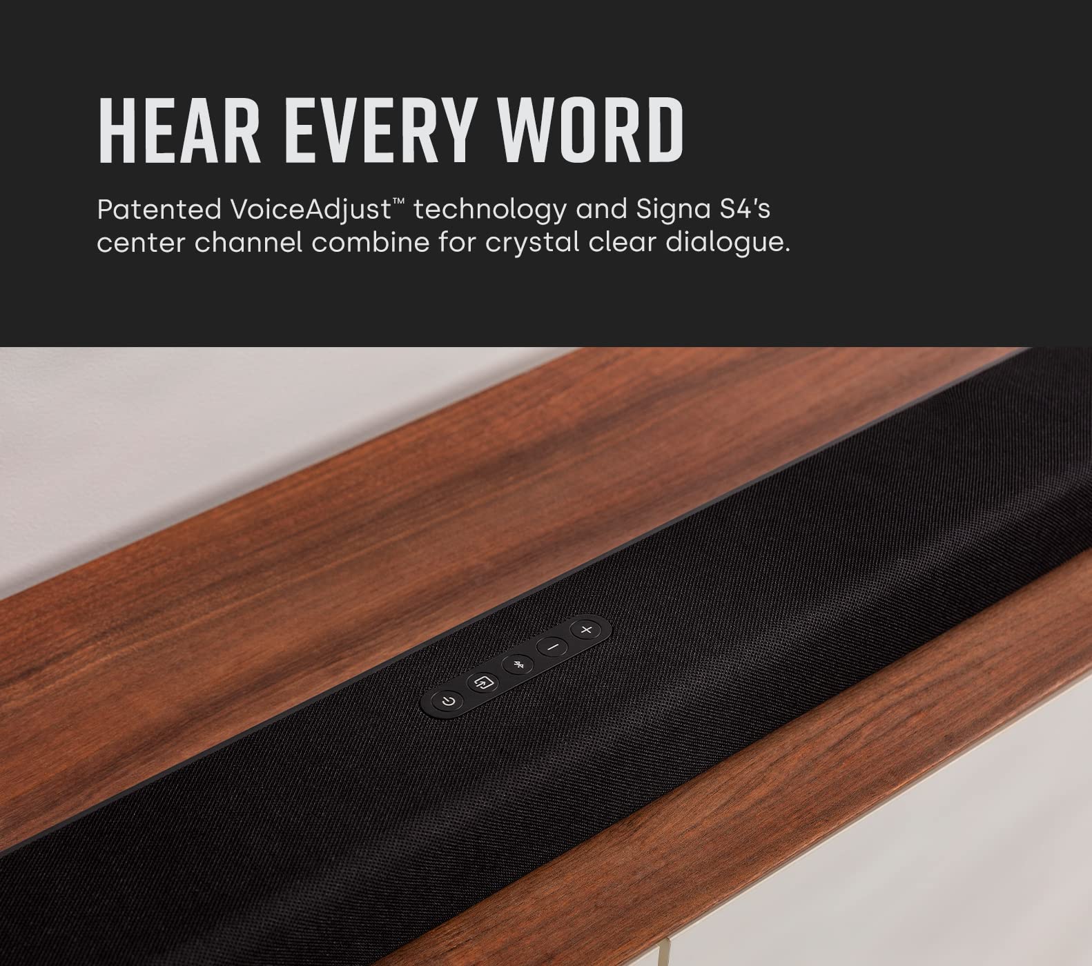 Polk Audio Signa S4 Sound Bar with Wireless Subwoofer - Dolby Atmos 3D Surround Sound, VoiceAdjust & BassAdjust Technology, HDMI eARC, Bluetooth, 8K/4K/HD TV Compatible - Perfect for Home Theater, Gaming & Movie Nights