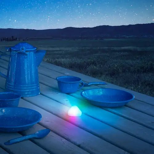 Nite Ize NITEGEM™ LED LUMINARY DISC O SELECT™ - Rechargeable Multi-Color LED Light Disc for Camping, Hiking & Outdoor Adventures - Perfect for Tents, Backpacks & Nighttime Safety