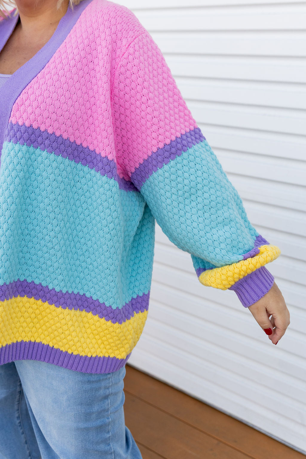 Stylish Marbelle Knit Cardigan - Soft Pastel Colors | Perfect for Spring Outfits & Cozy Layering