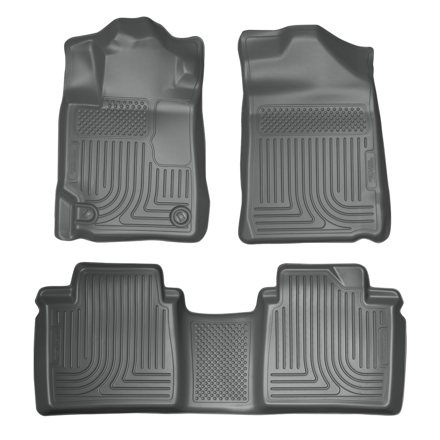 Husky Liners 98512 WeatherBeater Floor Liners - 2-Piece Front & 1-Piece Rear Custom Fit Car Floor Mats - Heavy Duty All-Weather Protection for Trucks & SUVs - Perfect for Snow, Mud & Rain Protection