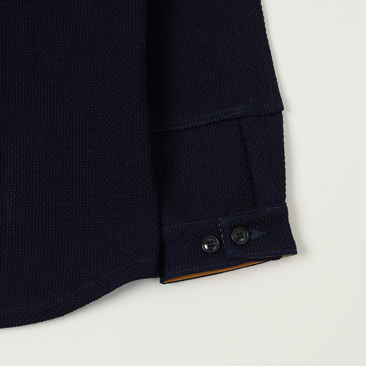 Dehen 1920 Crissman Sashiko Overshirt in Indigo - Premium Japanese Workwear for Men, Casual & Outdoor Activities