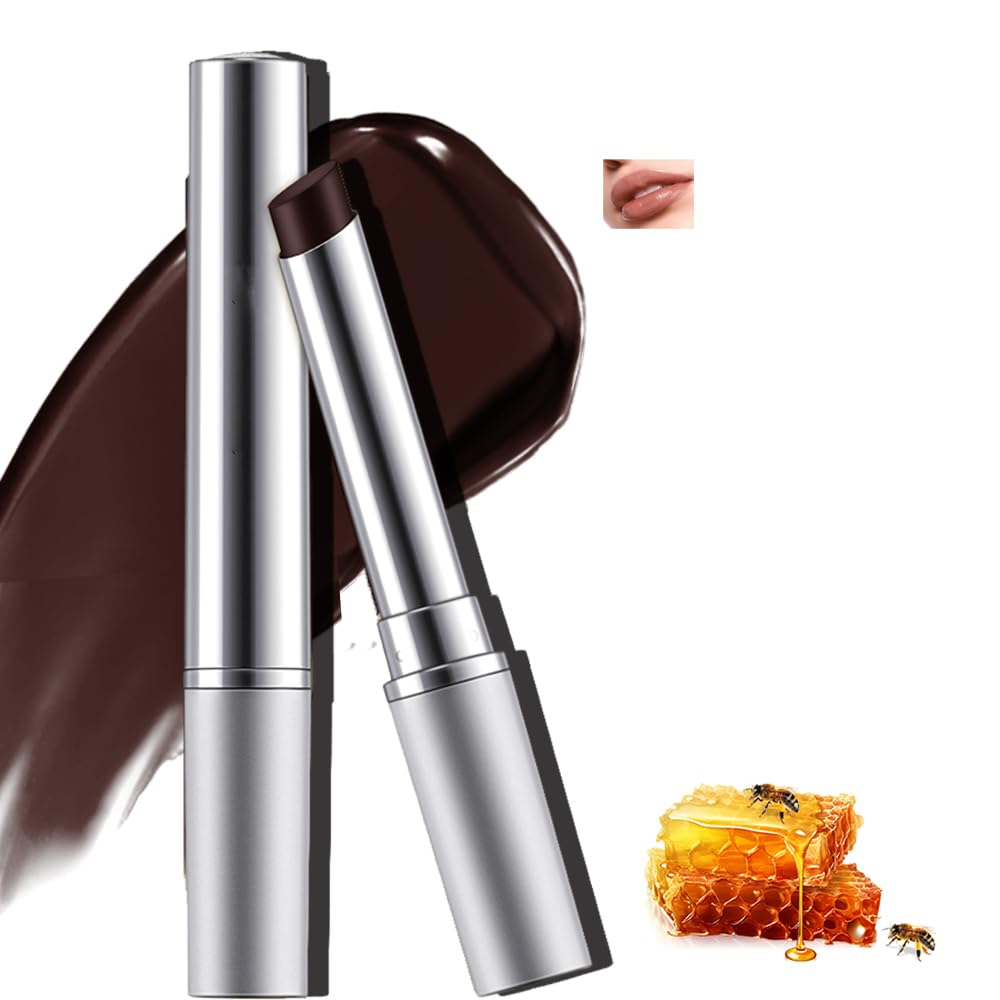 Black Honey Lipstick - Longlasting Hydrating Vegan Lip Balm with Vitamin E for Shiny Finish & Moisture - Perfect for Daily Wear