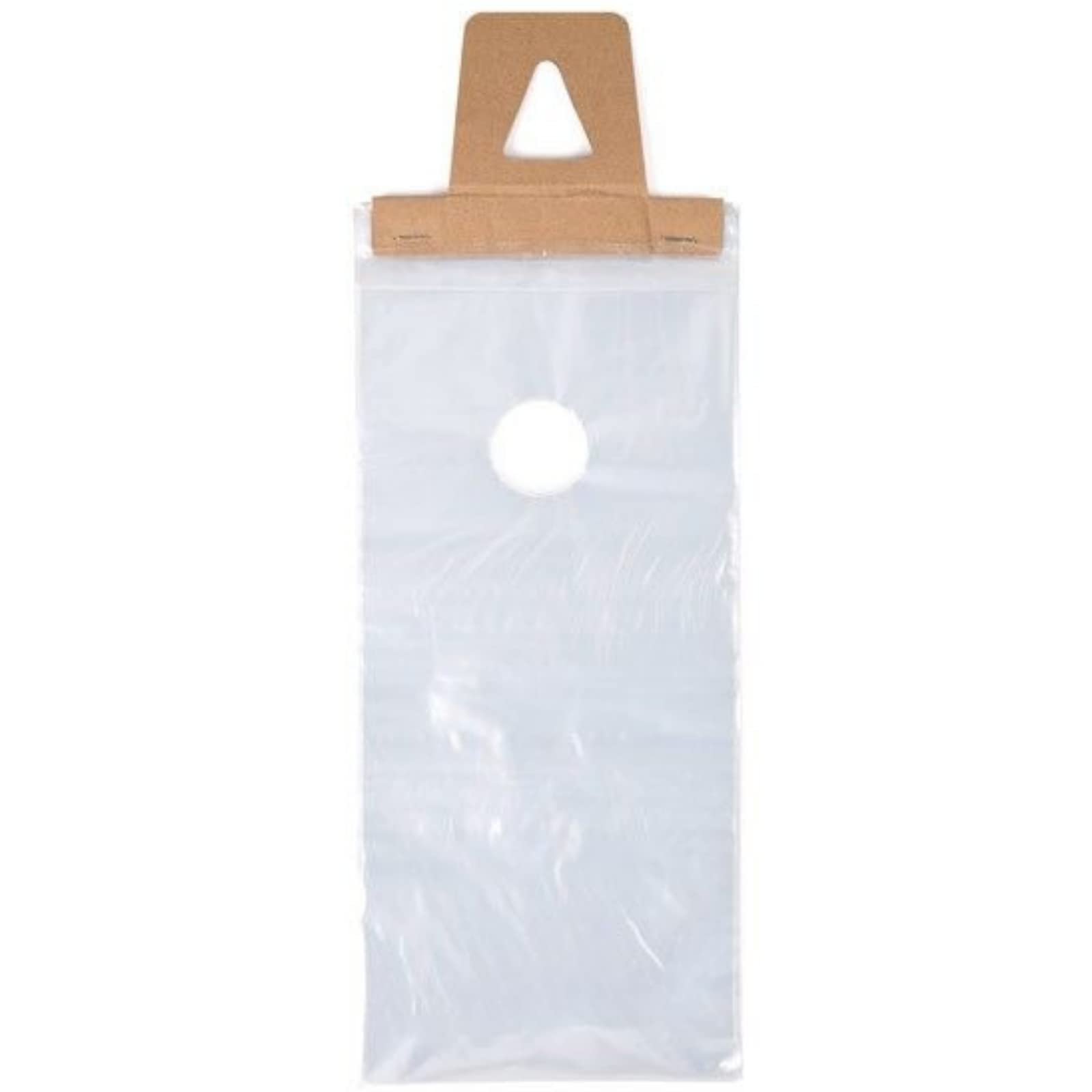 ClearBags 6 x 9 Inch Door Hanger Bags (Pack of 1000) - Clear Plastic Poly Hanging Bags for Flyers, Coupons & Promotions - Weatherproof Newspaper & Mail Bags with Hangers - Protects Against Rain, Dirt & Bugs - Perfect for Business Advertising, Real Estate Flyers & Restaurant Menus (DK3)