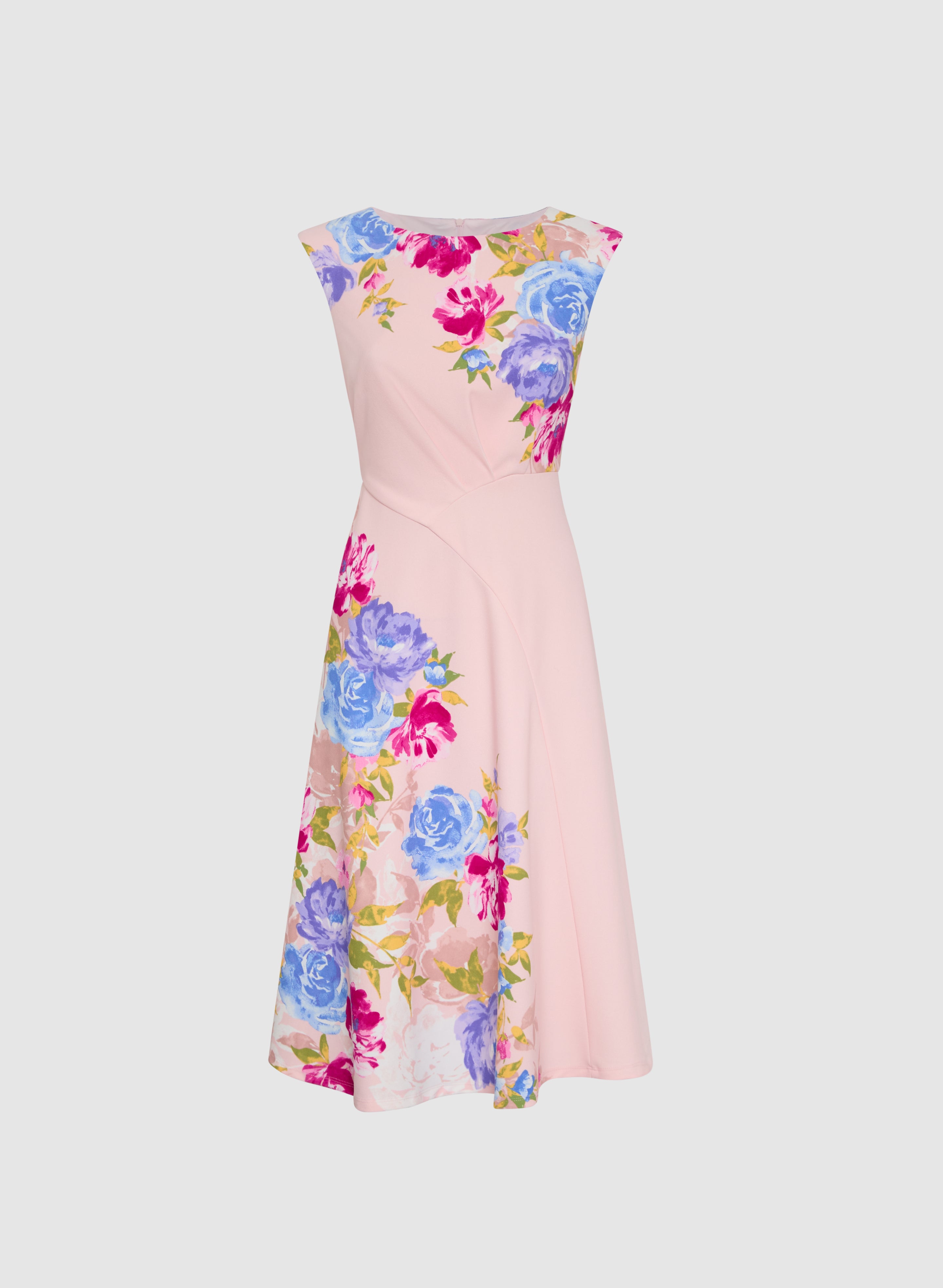 Floral Print Dress for Women - Summer Flowy Boho Maxi Dress with Pockets - Perfect for Beach, Vacation & Casual Outings
