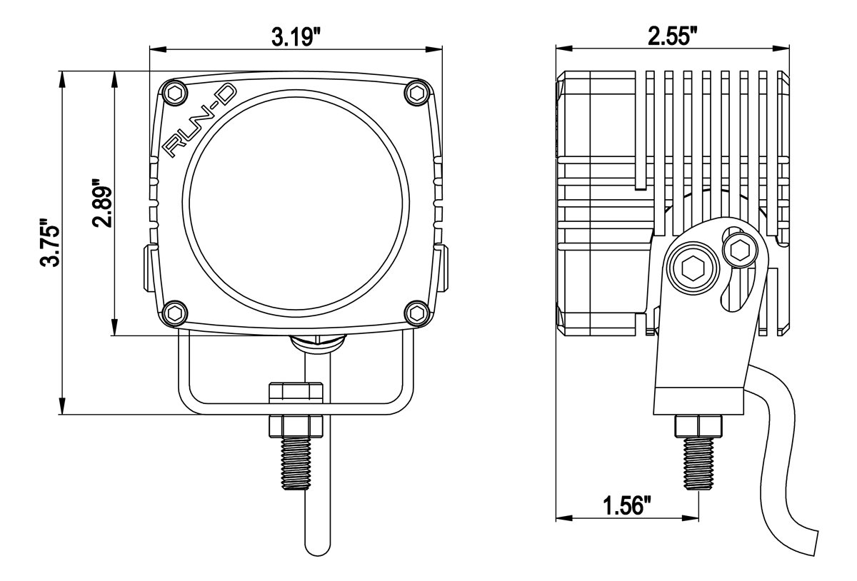 35W LED Driving Lights - 3