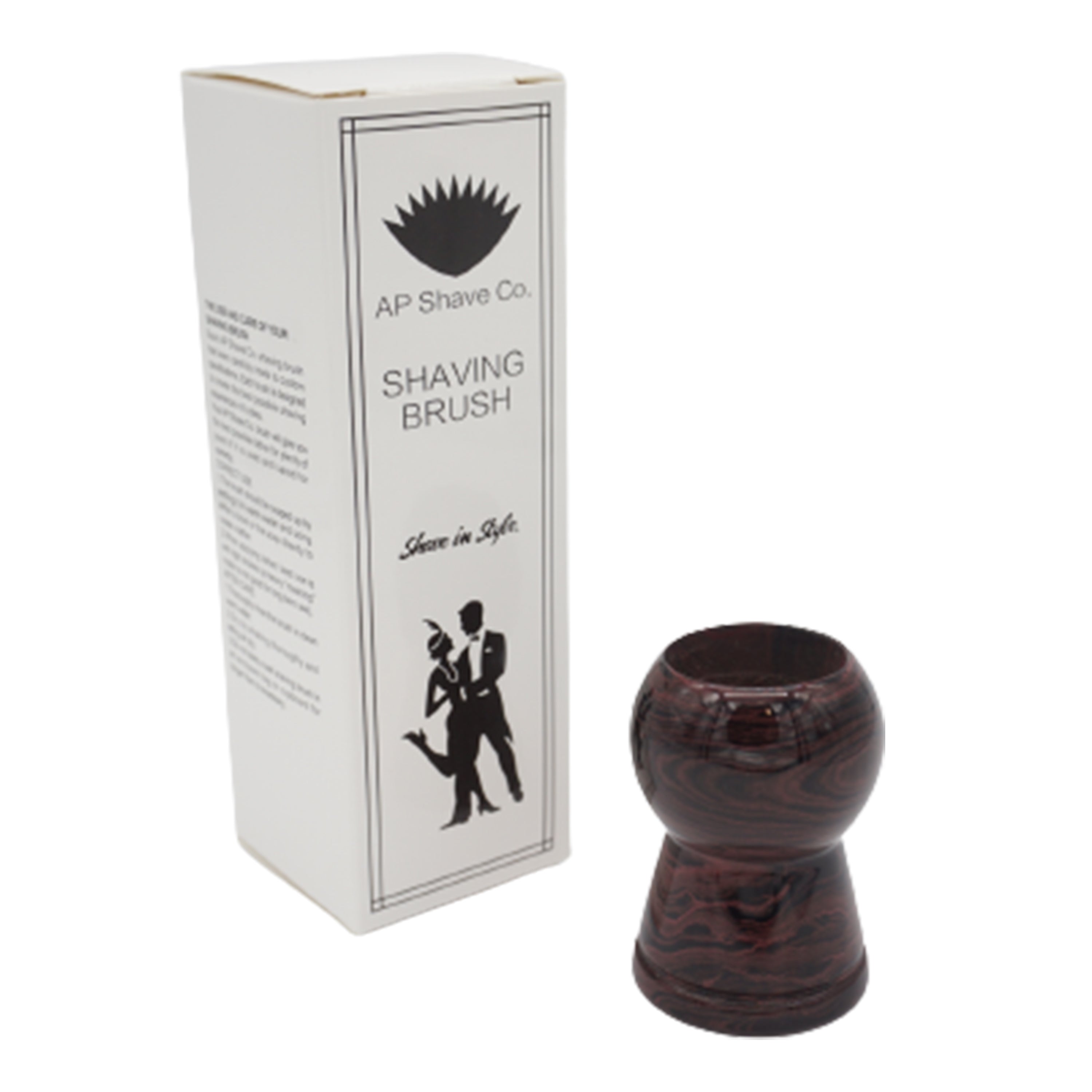 Premium Handmade Raspberry Ebonite Shaving Brush Handle - Fits 24mm & 26mm Knots - Perfect for Wet Shaving & Luxury Grooming Gifts for Men