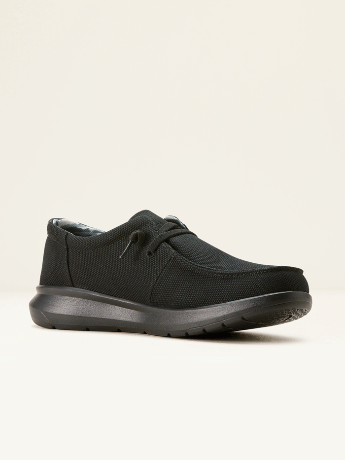 Ariat Men's Hilo Work Shoe - Solid Black - Durable & Comfortable for Outdoor Work, Hiking & Casual Wear