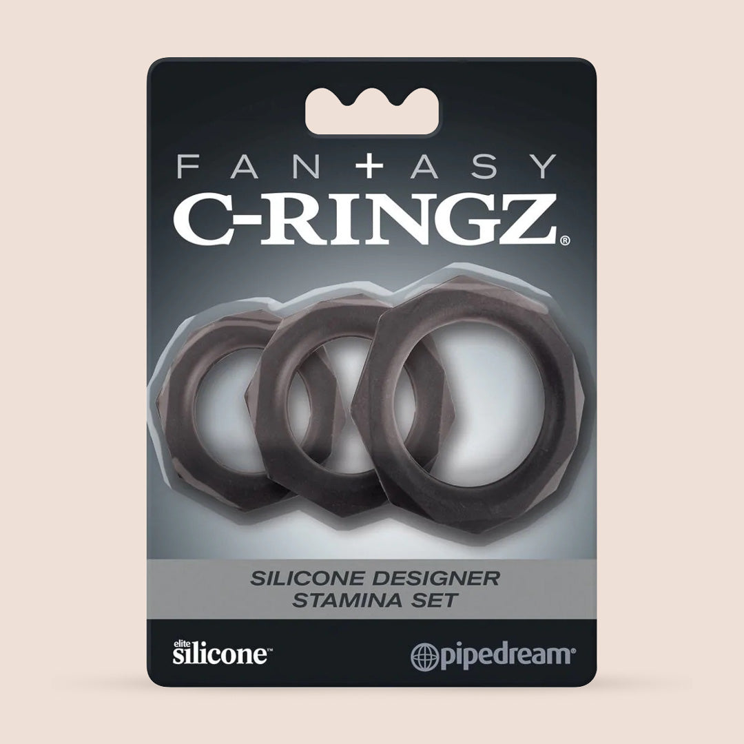 Fantasy C Ringz Silicone Designer Stamina Set for Men | Premium Cock Rings for Enhanced Performance & Pleasure | Perfect for Couples & Solo Play