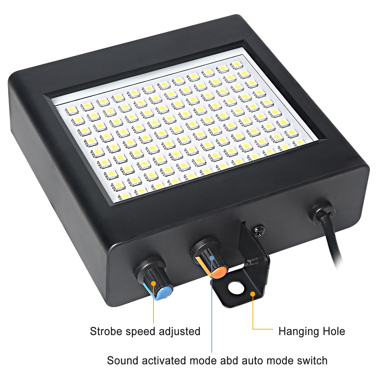 108 LED Strobe Lights - Plug in Party Strobe Light Bulb, Bright Halloween Strobe Lights for Outdoor & Attic Decorations | Perfect for Halloween, Christmas, Parties, Clubs & Events
