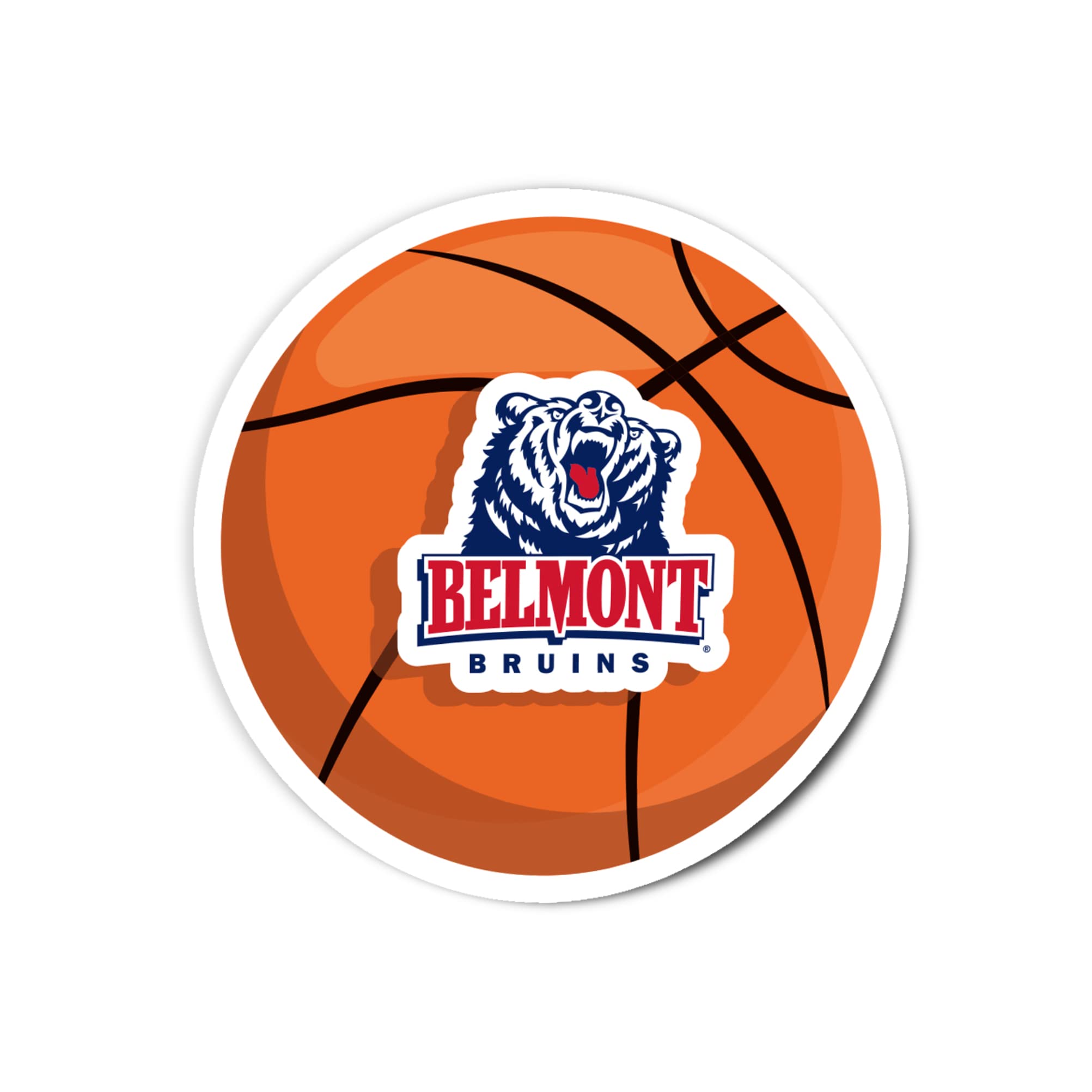 Desert Cactus Belmont University Bruins Vinyl Decal Sticker - Waterproof Laptop, Water Bottle, Car, Scrapbook Decoration - Perfect for Basketball Fans, School Spirit & DIY Projects