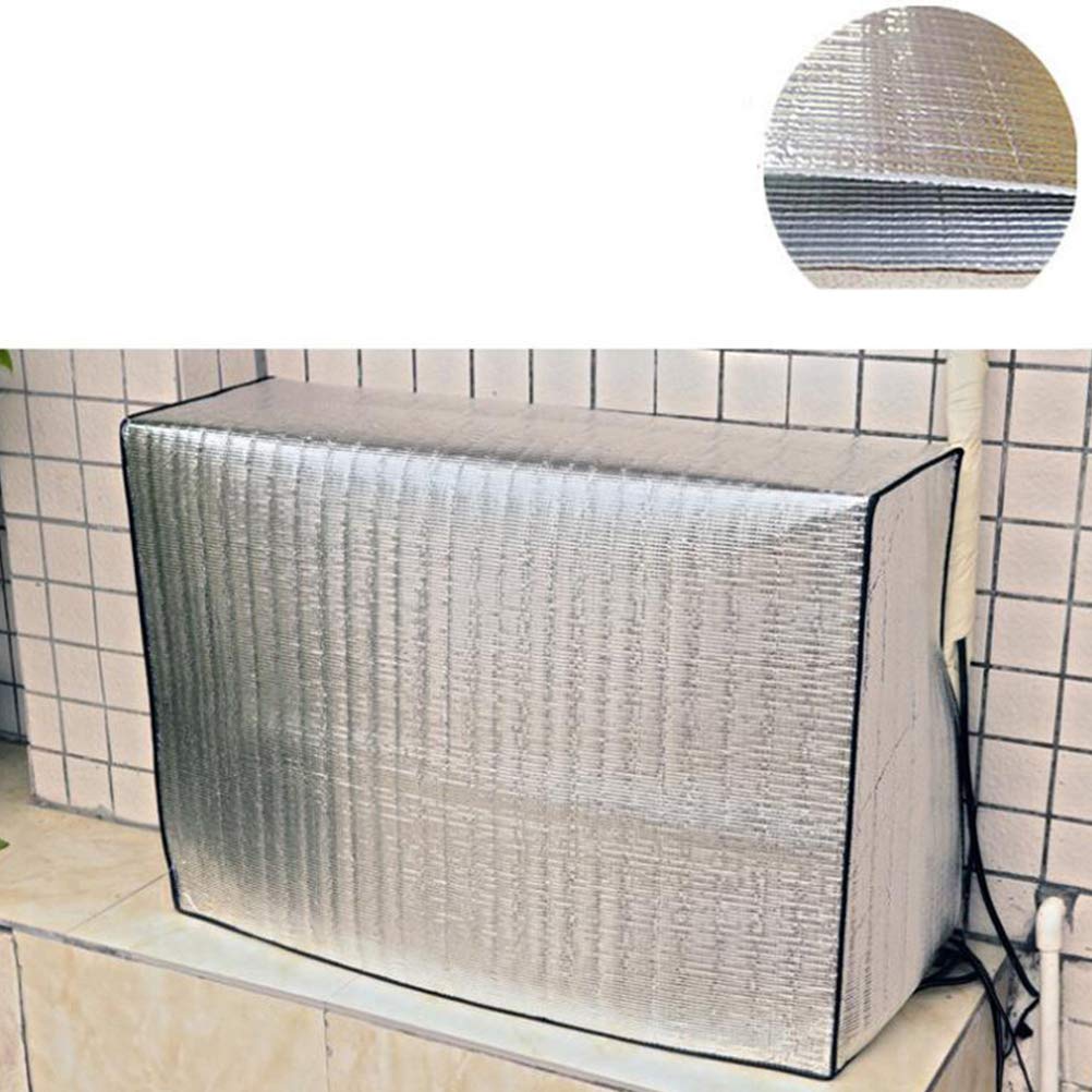 BESPORTBLE Large Outdoor Air Conditioner Cover - Heavy Duty Metal AC Cover for Outside Units, Sun Shade & Protector - Perfect for Patio, Backyard, and Home Exterior Protection