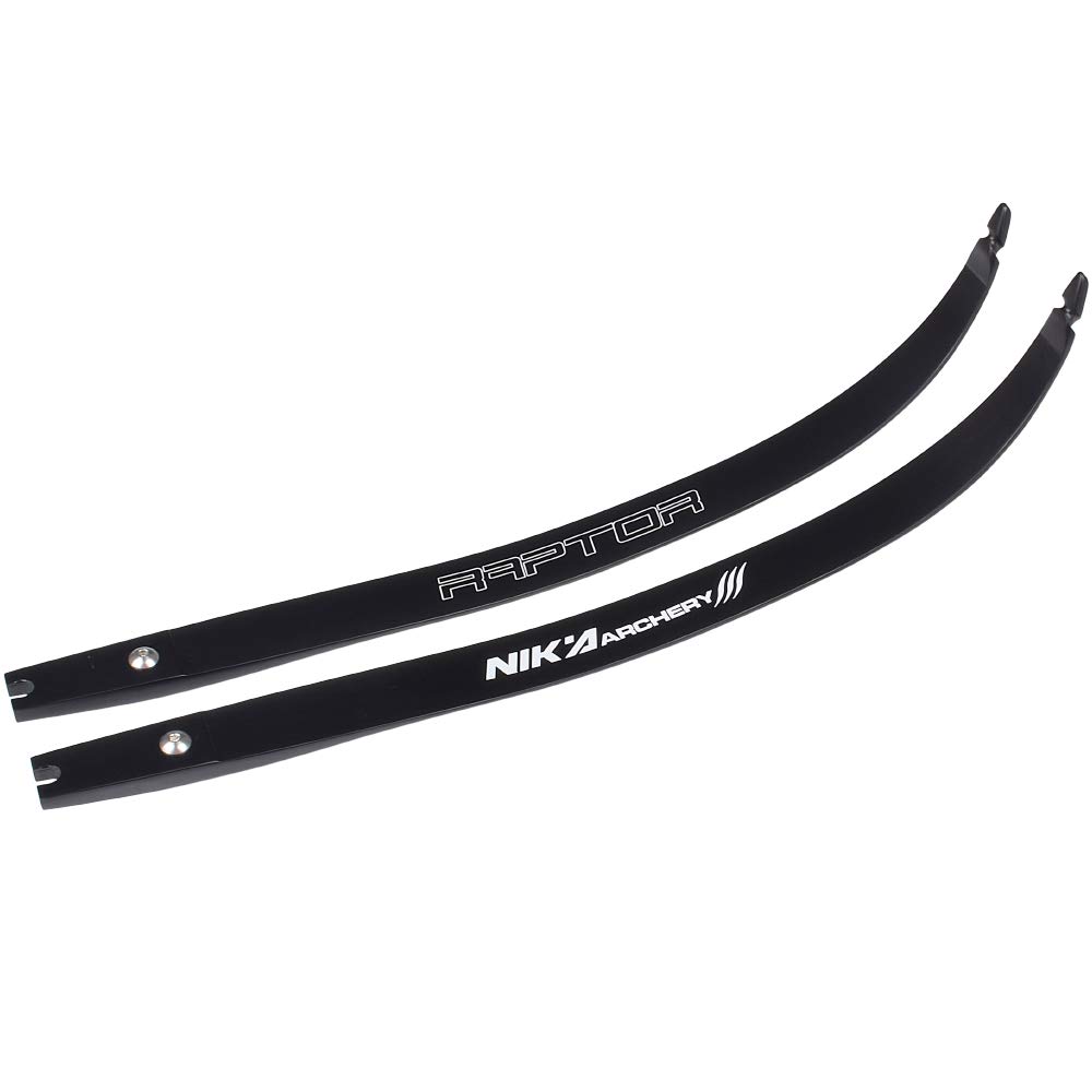 NIKA ARCHERY Raptor ILF Recurve Bow Limbs 20-50lbs - High Performance Hunting & Target Shooting Limbs for Outdoor Sports & Archery Practice