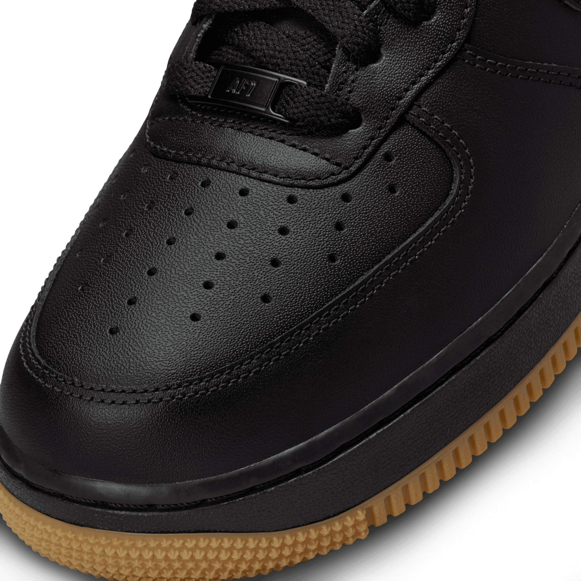 Nike Air Force 1 '07 Sneakers - Black Gum Sole - Men's/Women's Basketball Shoes - Perfect for Casual Wear, Street Style & Everyday Comfort