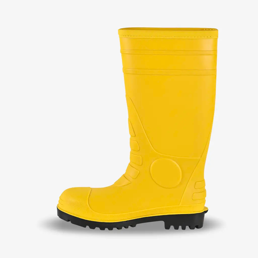 Safety Jogger APOLLO S5 ASTM F2413-18 & EN ISO 20345:2011 Certified Waterproof PVC Safety Work Boots - Ideal for Construction, Industrial & Outdoor Work