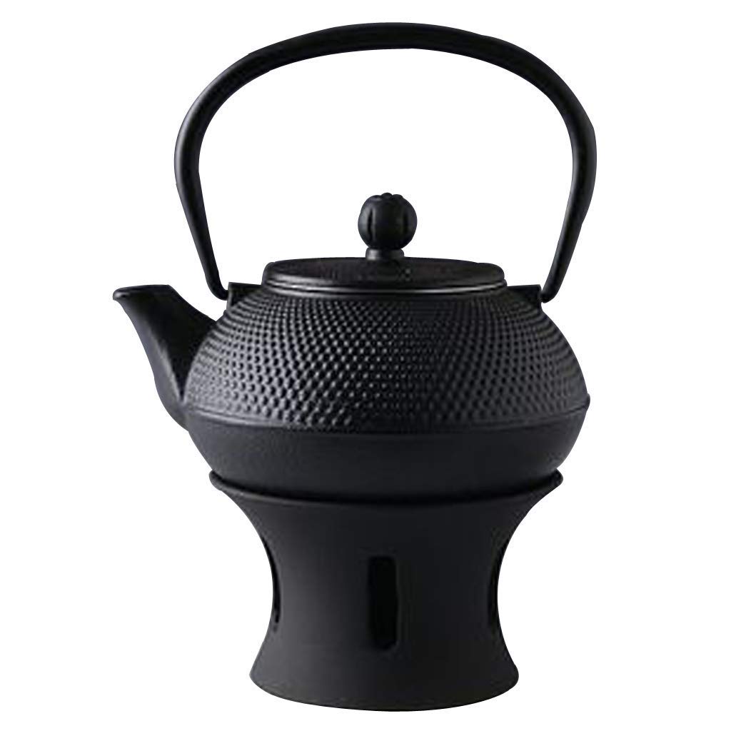 Premium Cast Iron Teapot Warmer - Traditional Japanese Teapot Holder Stand in Black - Perfect for Tea Ceremonies, Home Decor & Gift Giving