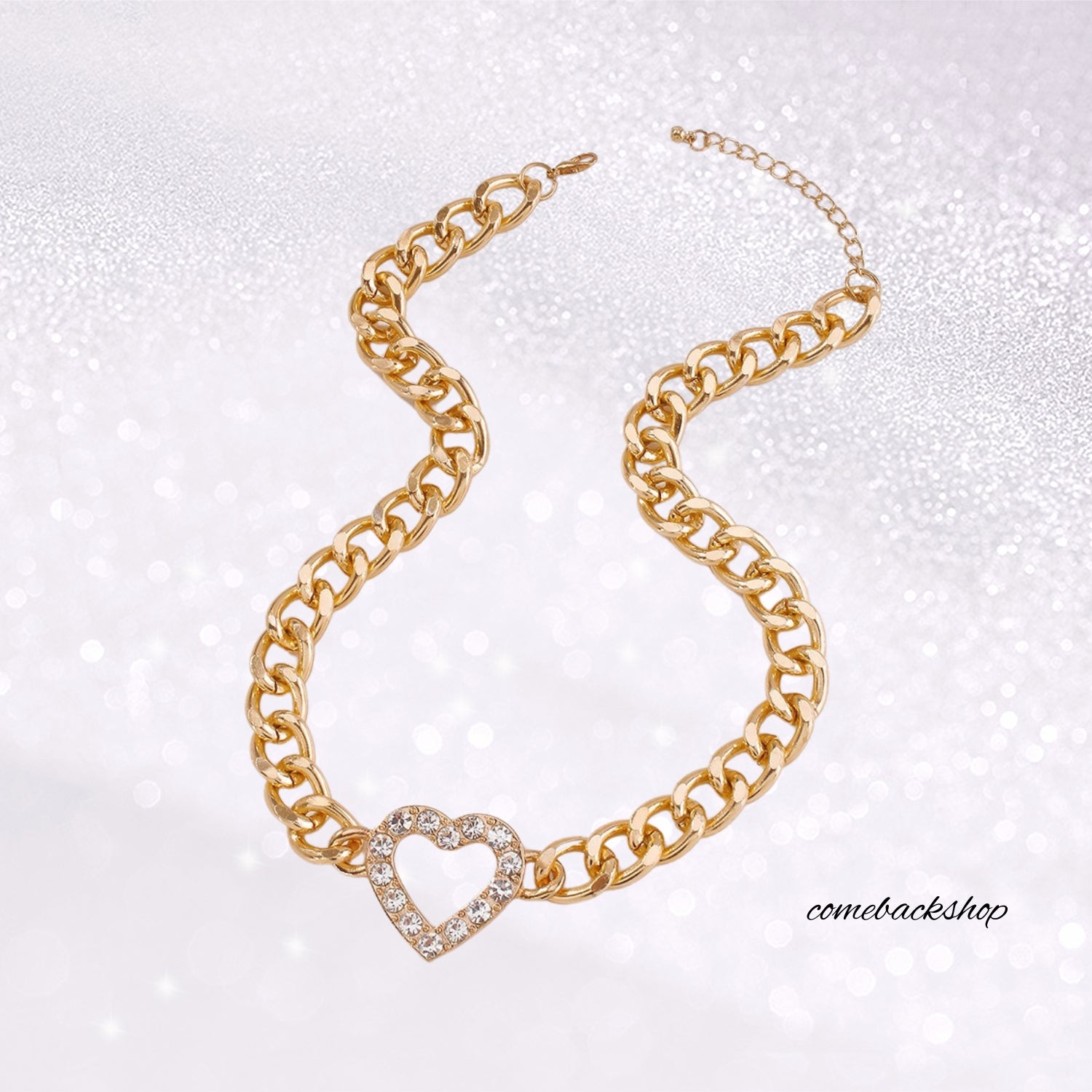 Elegant Gold Heart Necklace for Women - Dainty Love Pendant Jewelry Gift for Her - Perfect for Valentine's Day, Anniversary & Romantic Occasions