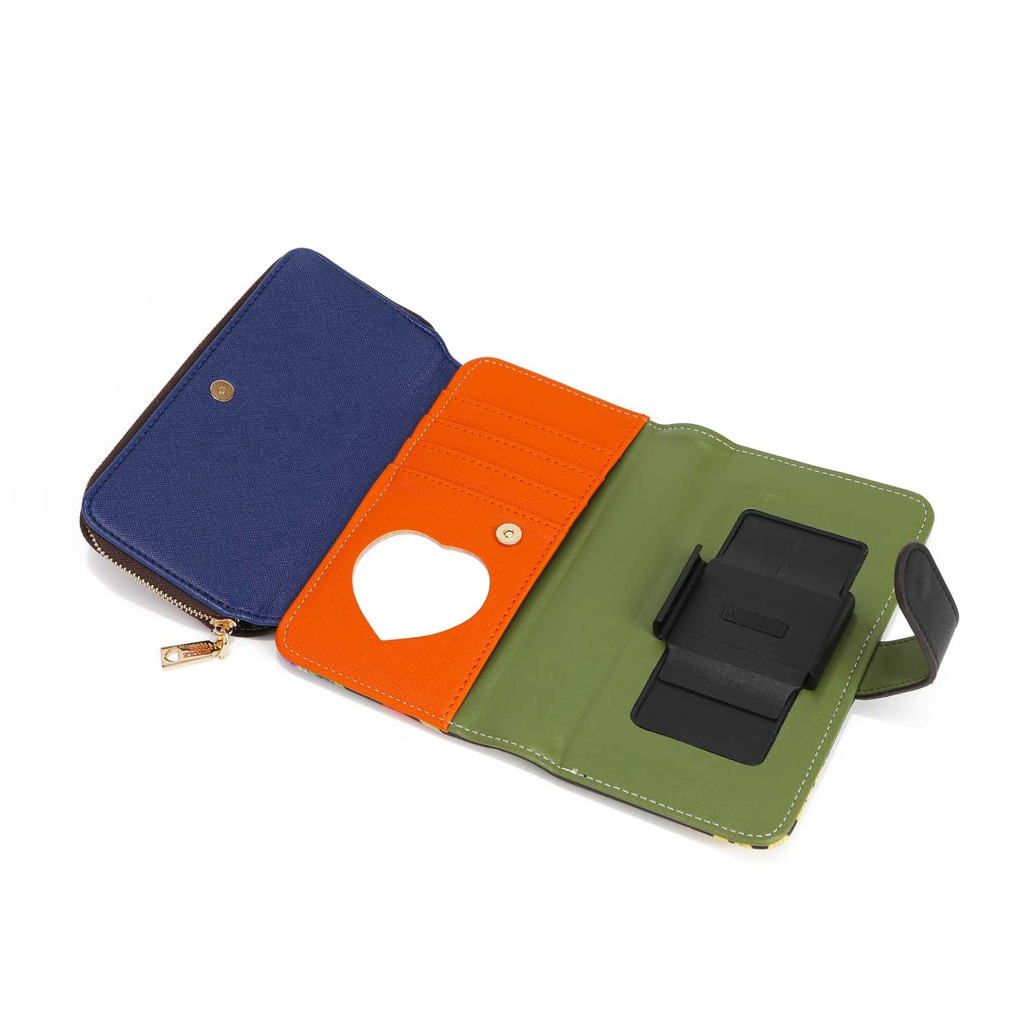 Stylish Trifold Phone Case with Crossbody Wallet - Perfect for Hands-Free Convenience While Shopping, Traveling, or Running Errands