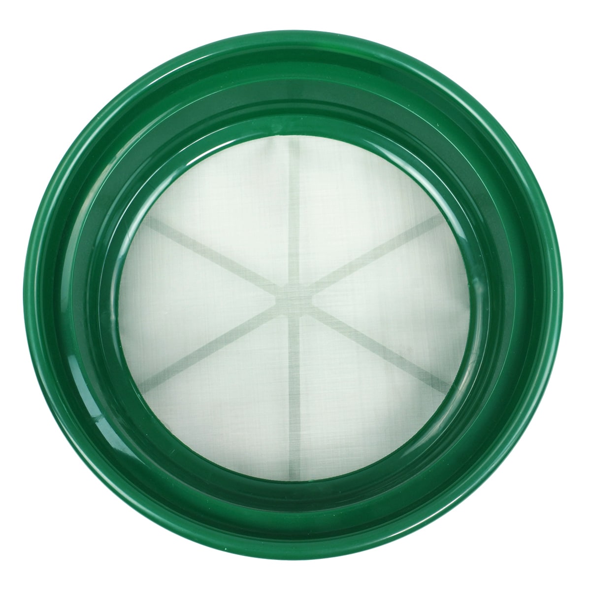 13 1/4 Inch Green Plastic Gold Sifting Pan Classifier - Prospecting Tool for Gold Mining & Metal Detecting