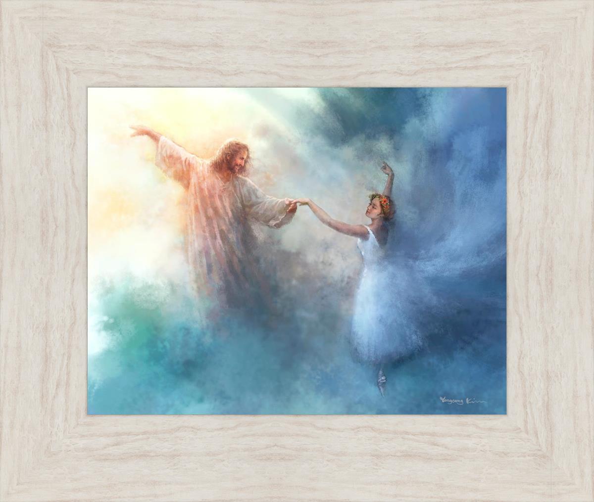 A Pas De Deux By Yongsung Kim - Ballet Dance Art Print - Elegant Wall Decor for Home, Office & Dance Studios