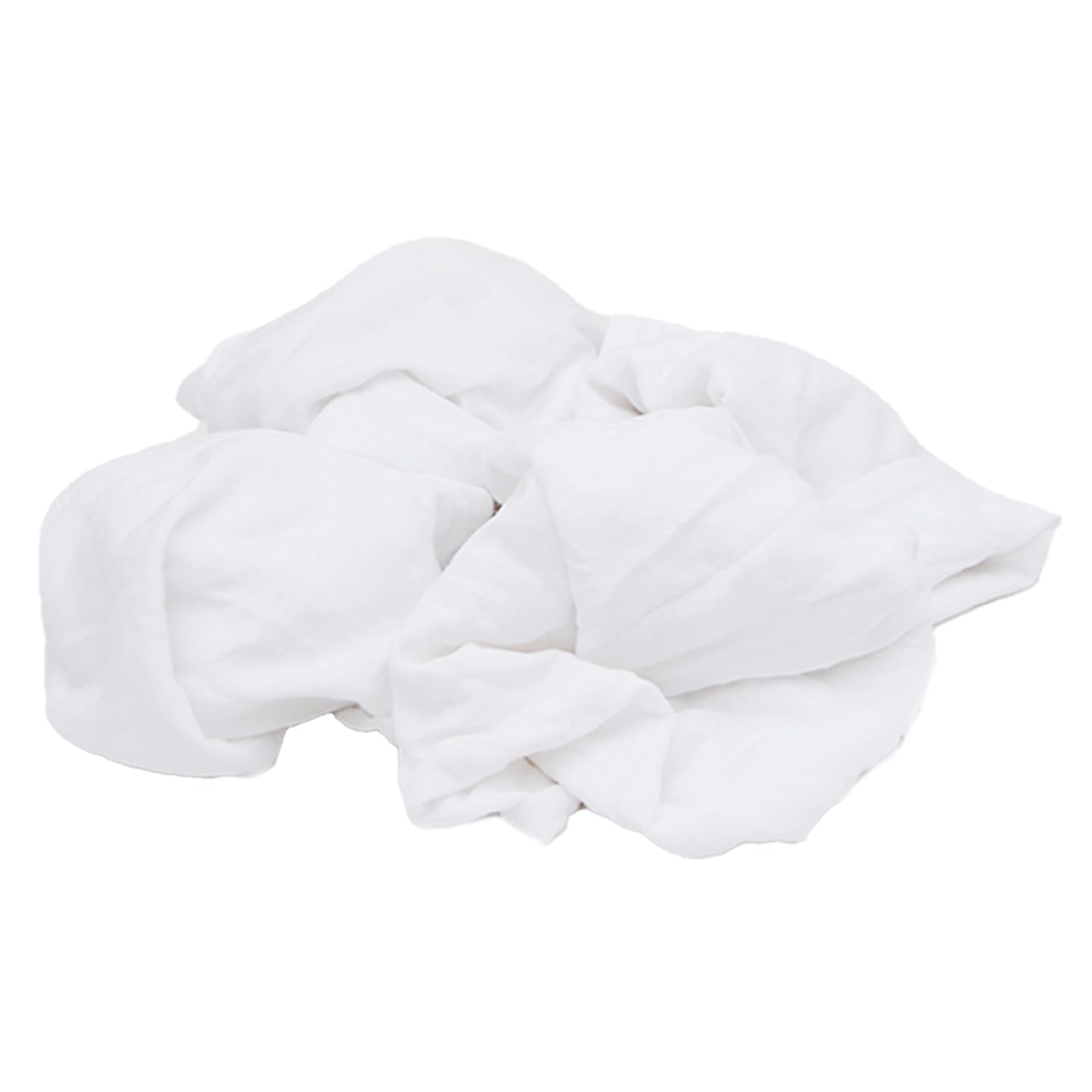 Premium White Cotton T-Shirt Cleaning Rags - 25lbs Bulk Pack for Stains, Paint, Oil, Grease & Dust Removal - Multipurpose Shop Rags for Home, Garage, Workshop & Auto Detailing