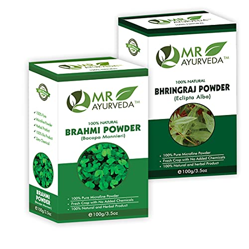 Bhringraj Powder + Brahmi Powder
