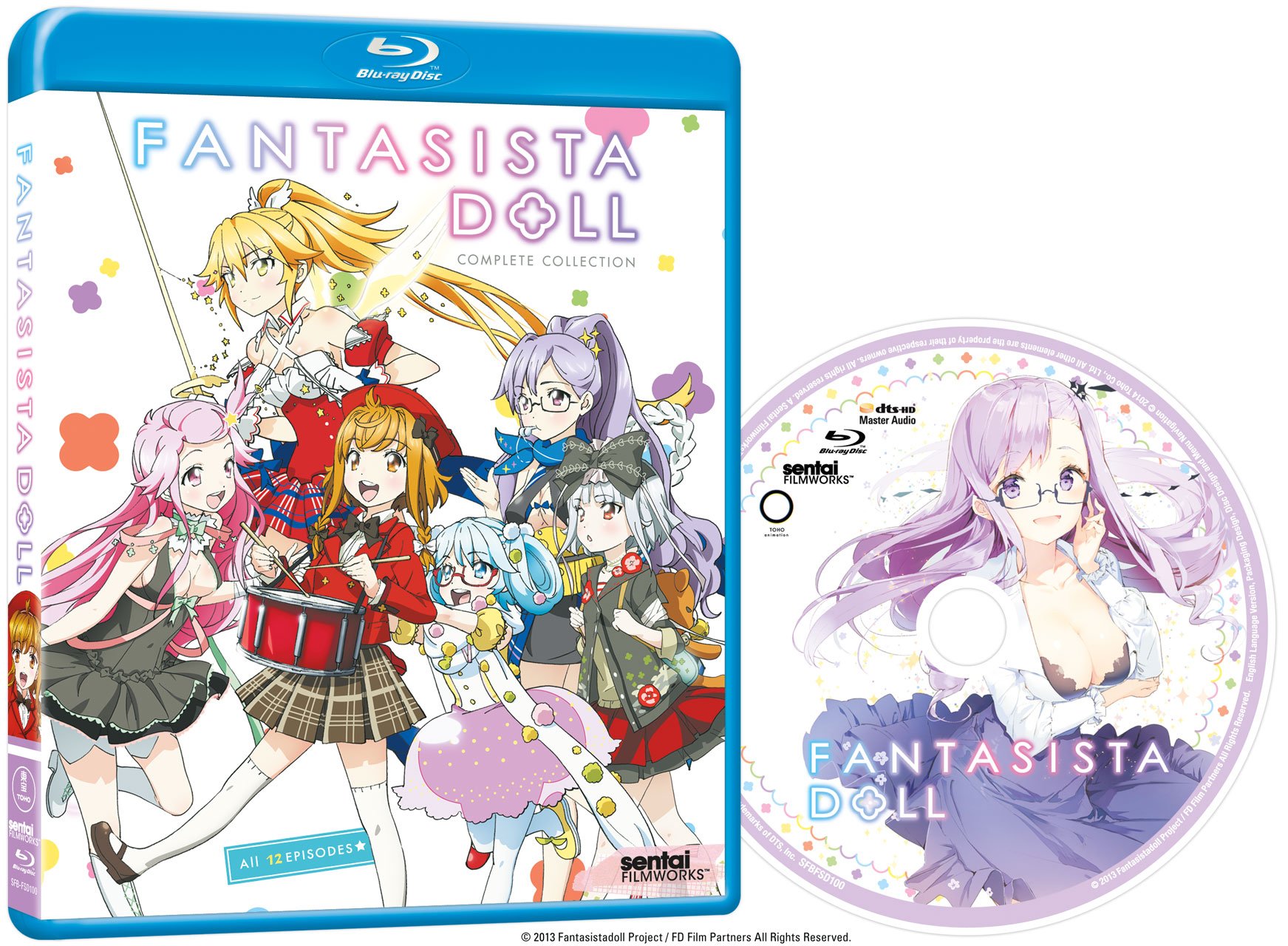 Fantasista Doll: Complete Collection Blu-ray Set | Anime Series | Perfect for Collectors & Anime Fans | Watch at Home or Gift to Friends