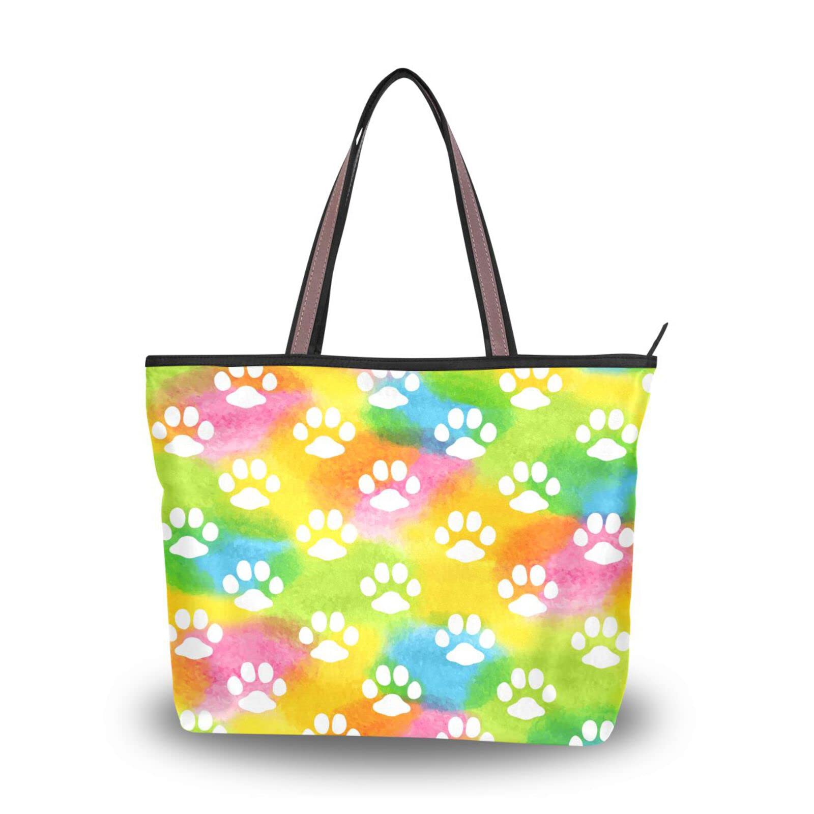 Waterproof Animal Print Tote Bag for Women - Work & Travel Essentials