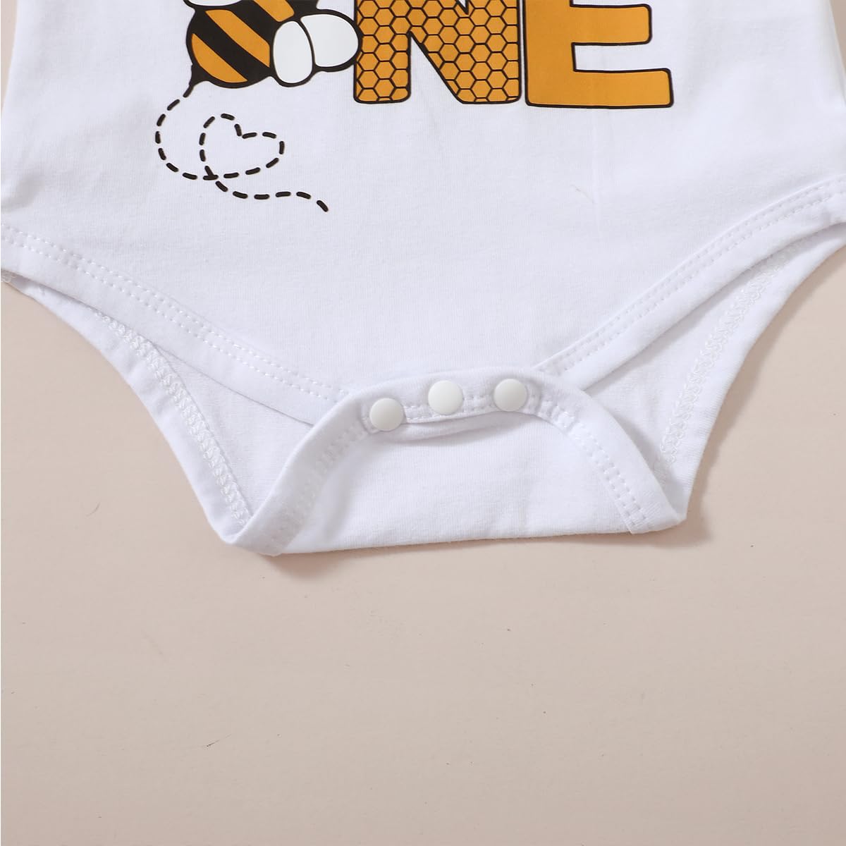 Adorable Baby Girl 1/2 Birthday Outfit - Cute Bee-Themed Skirt Set for Halfway to One Celebration | Perfect for Photoshoots, Birthday Parties & Special Occasions