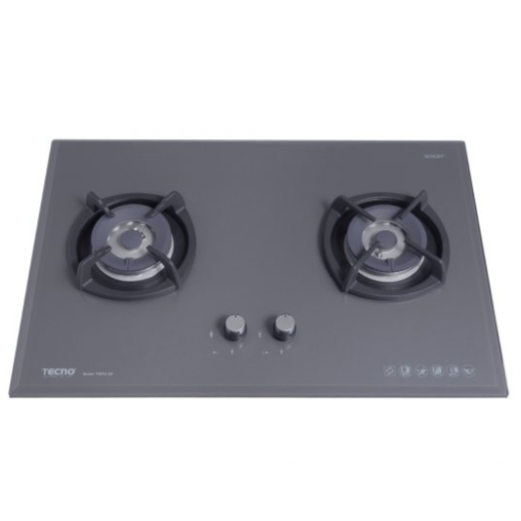 T28TGSV 75cm 2 Burner Gas Hob with Free Basic Installation - Perfect for Kitchen, RV, Outdoor Cooking & Small Spaces