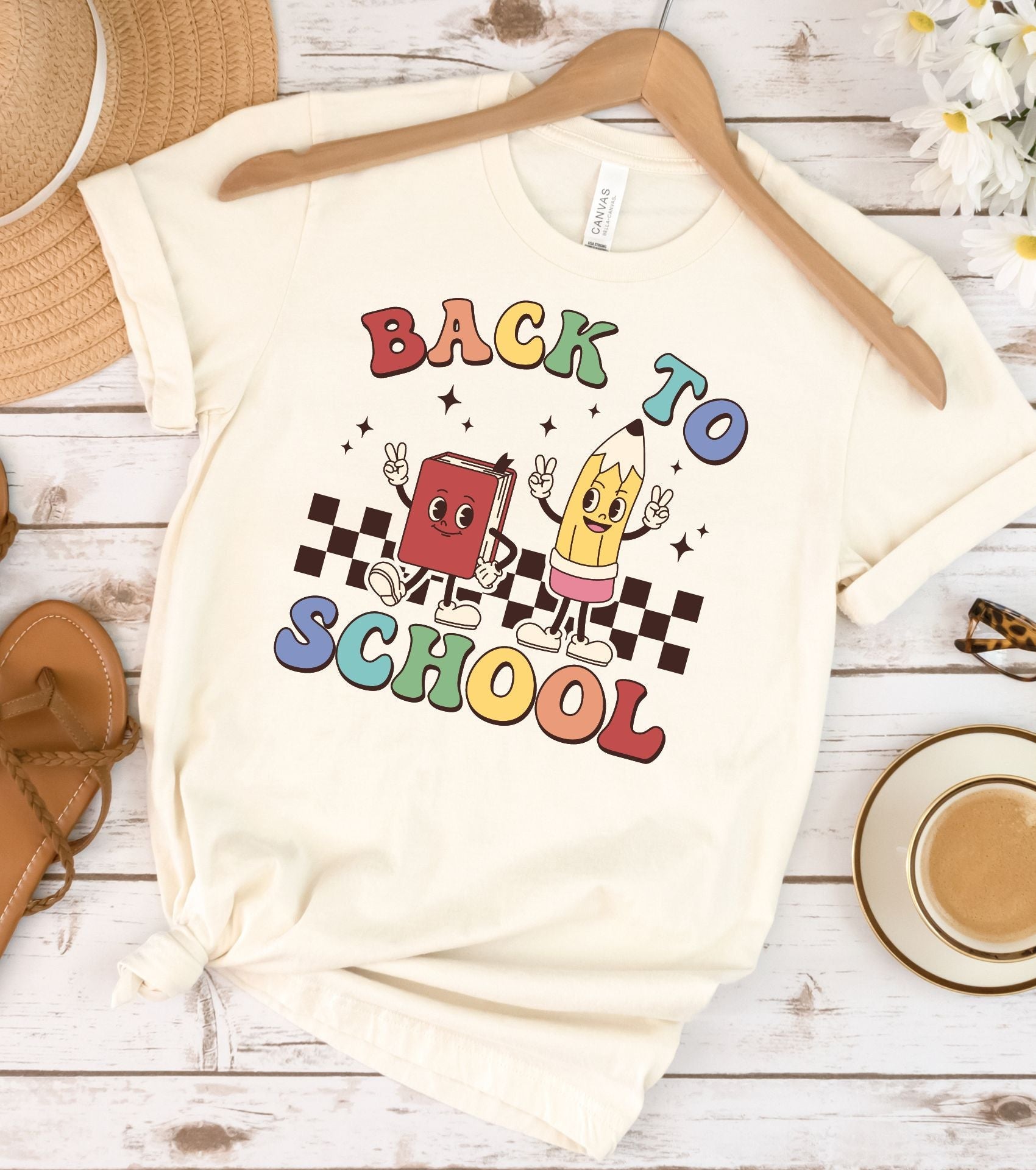 Trendy Graphic Tee for Back to School - Stylish & Comfortable Cotton T-Shirt for Students & Teens - Perfect for Casual Wear, Classes & Campus Life
