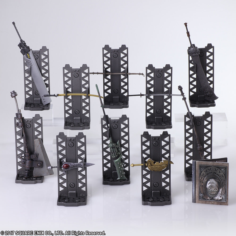Bring Arts Nier: Automata Trading Weapon Collection - Square Enix Figure Set (Sealed, 10-Piece) - Perfect for Anime Fans, Collectors & Gamers - Display, Gift or Cosplay Prop