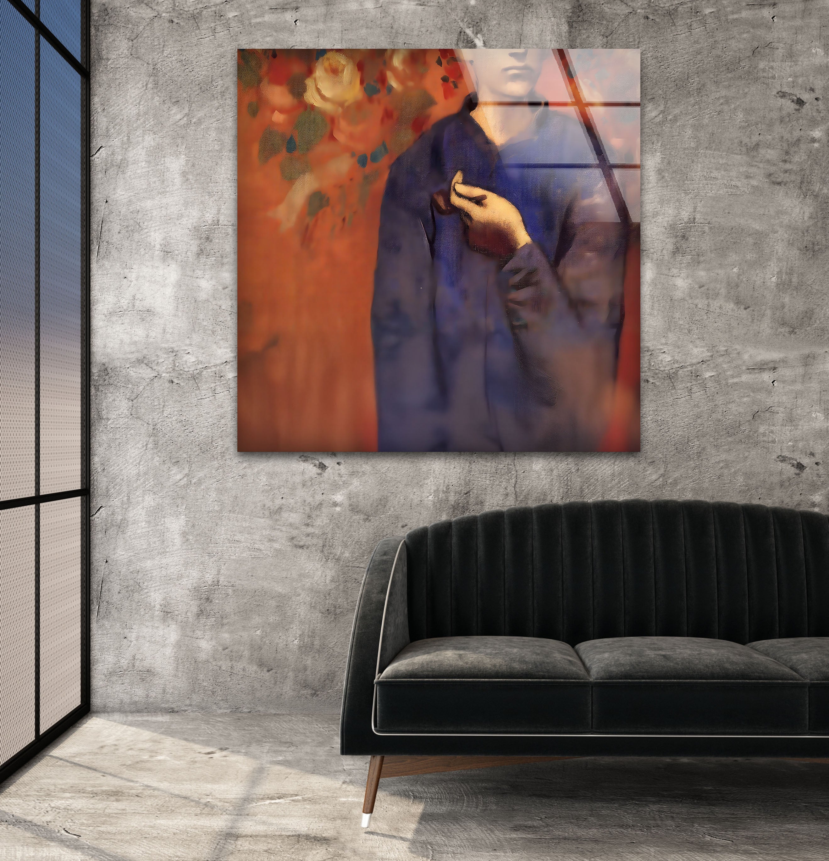 Pablo Picasso 'A Boy with a Pipe' Glass Wall Art - Modern Home Decor for Living Room, Office & Bedroom