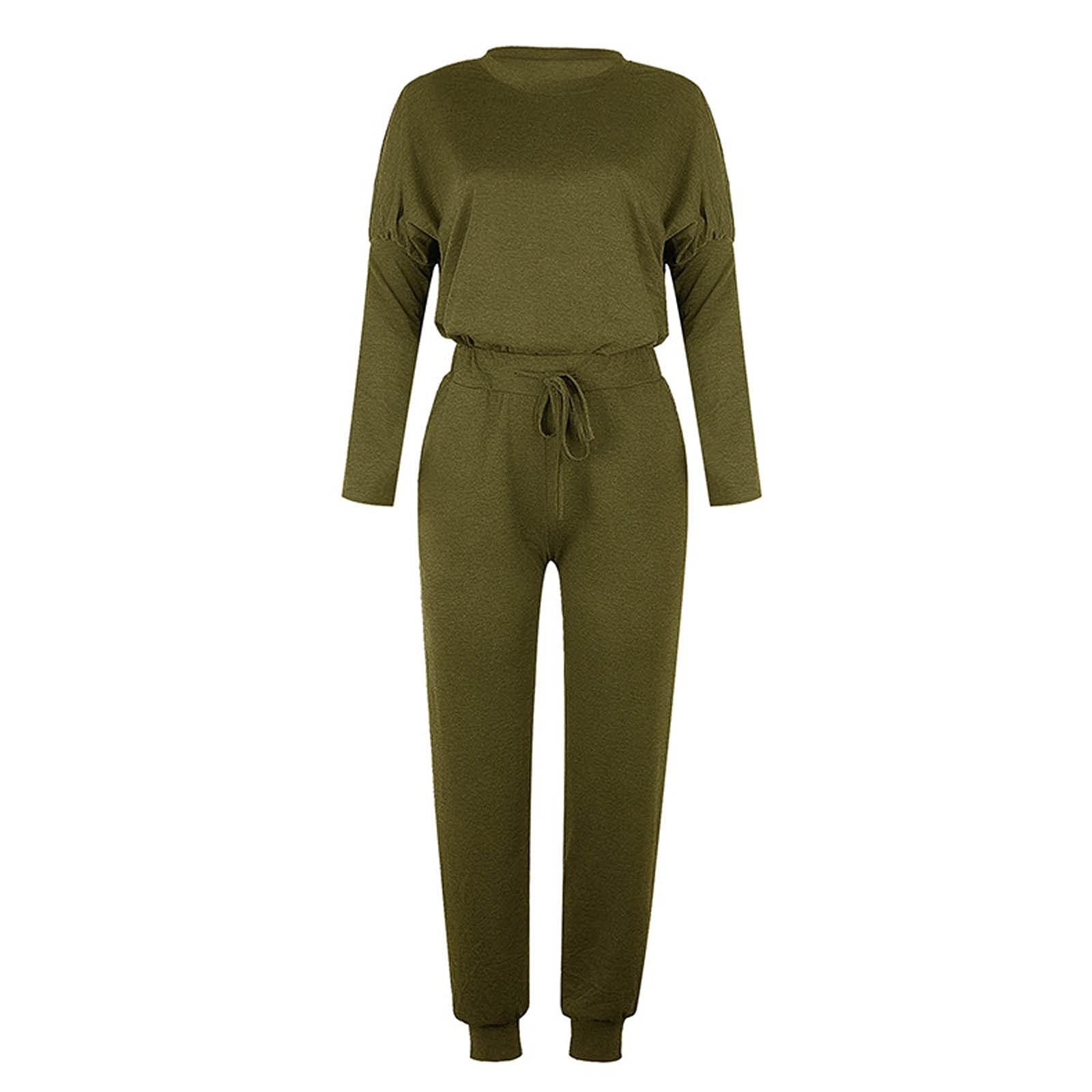 Women's 2-Piece Lounge Set with Long Pants - Soft Casual Sweat Outfit for Petite Fall Dresses 2023 | Cozy Homewear, Yoga Pants & Relaxing Outfits for Women