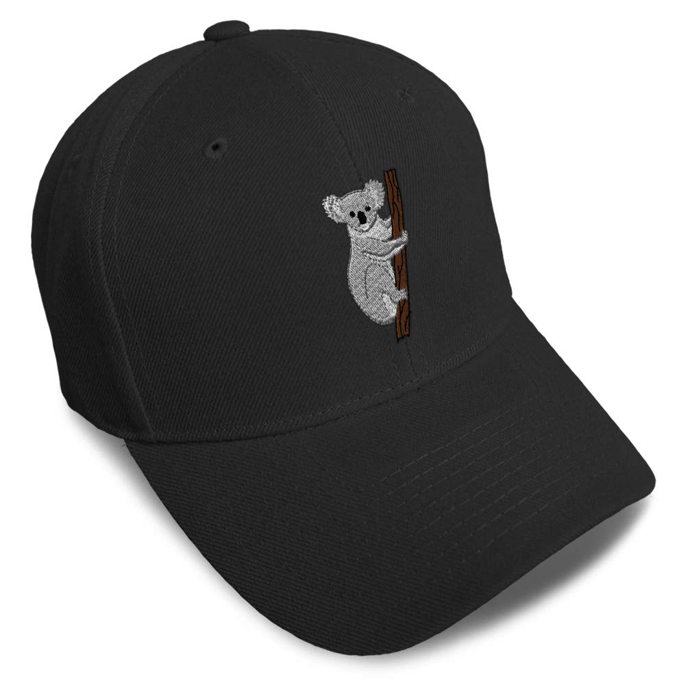 Stylish Koala Wildlife Baseball Cap for Men & Women - Animal Print Adjustable Hat for Outdoor Adventures, Hiking & Casual Wear