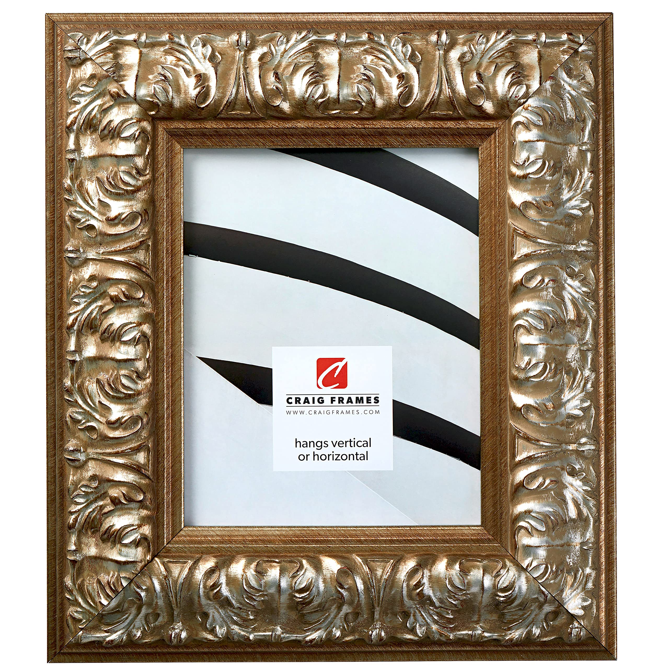 Craig Frames Barroco 20x30 Antique Silver Picture Frame - Perfect for Wall Art, Family Photos & Home Decor