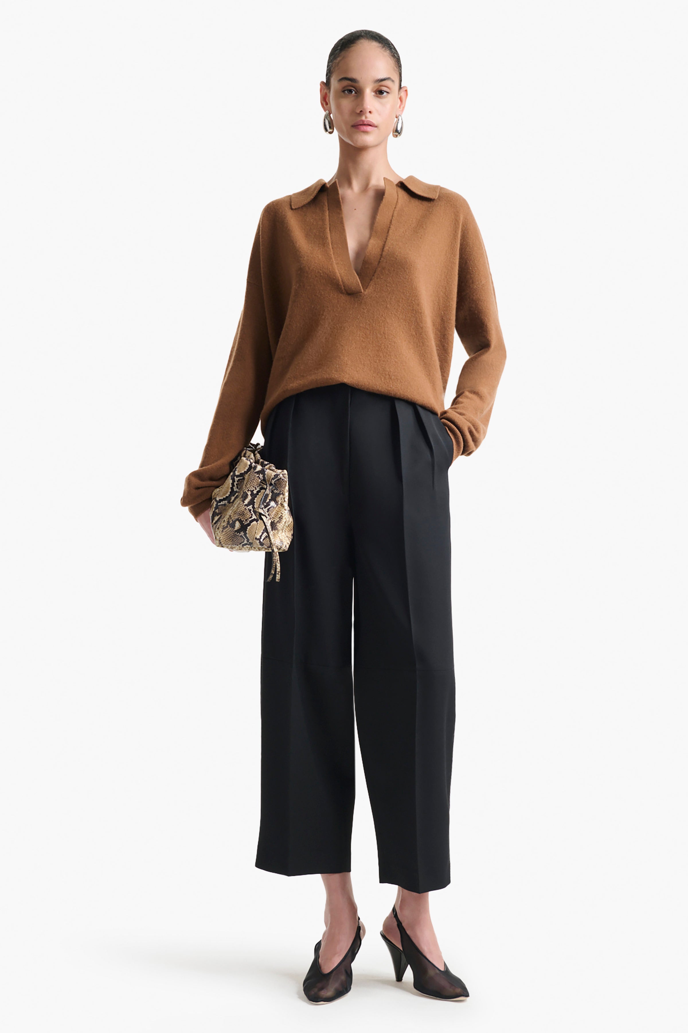 Zaq Women's Knitted Saddle Sweater - Cozy Cable Knit Pullover for Fall & Winter | Perfect for Office, Dating & Weekend Outfits