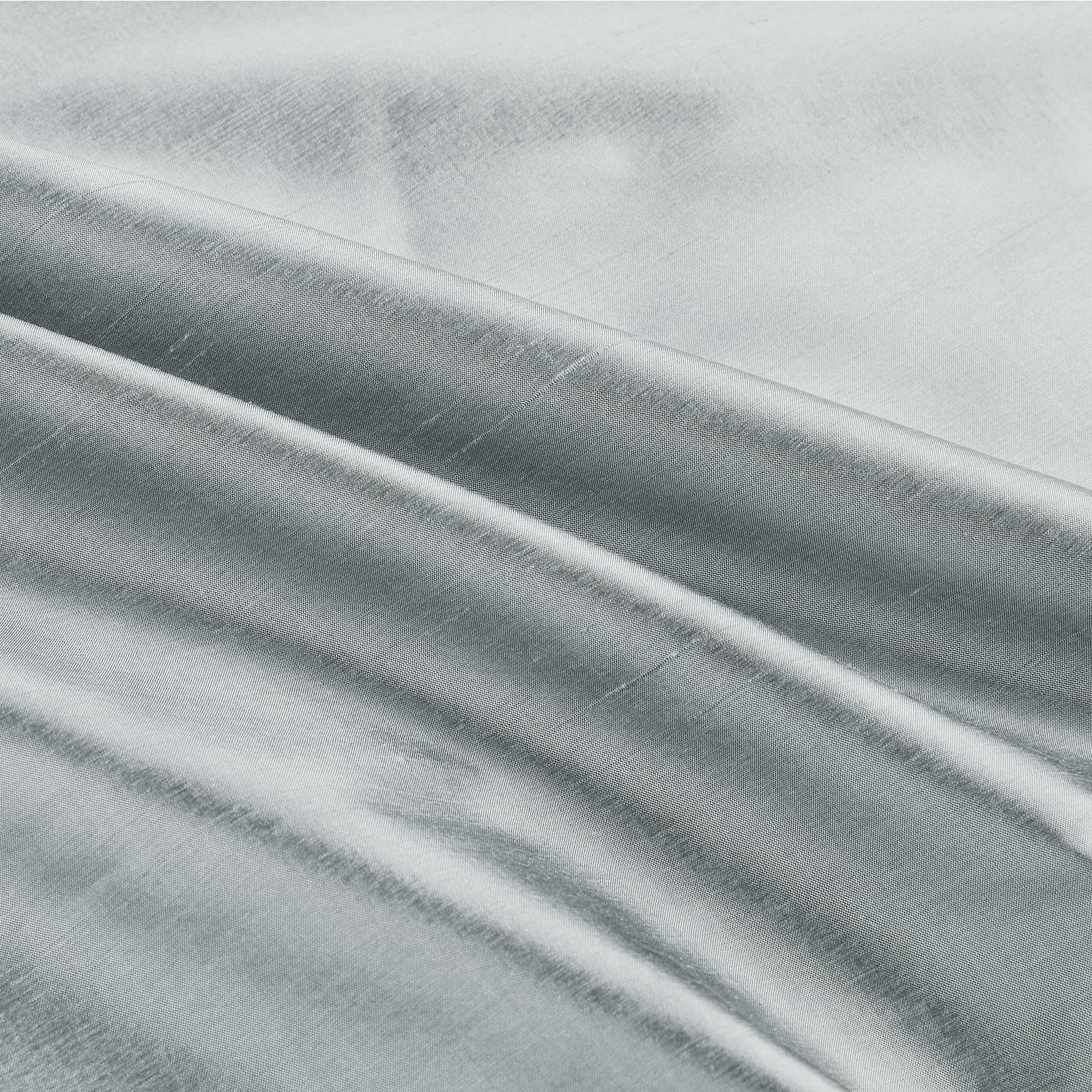 Selman Dupioni Silk Drapery Pleated Curtains - Elegant Window Treatments for Living Room & Bedroom