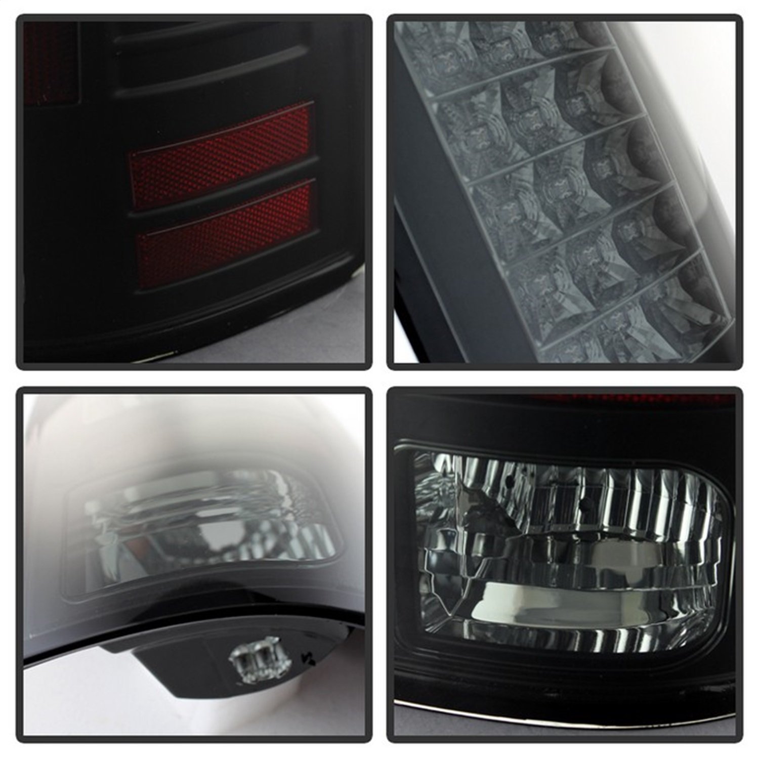Spyder Auto 5078124 LED Tail Lights Black/Smoked - High-Performance Brake Lights for Trucks & SUVs