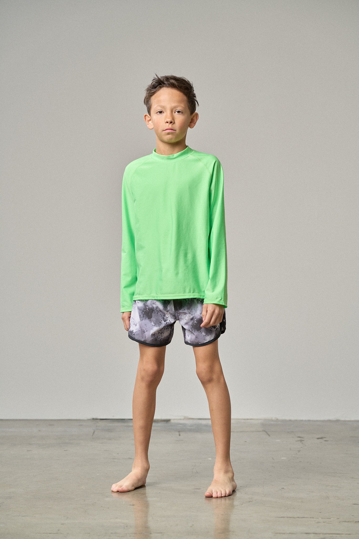 Neon Green Rash Guard - UV Protection Swim Shirt for Men & Women - Perfect for Surfing, Swimming & Outdoor Water Sports