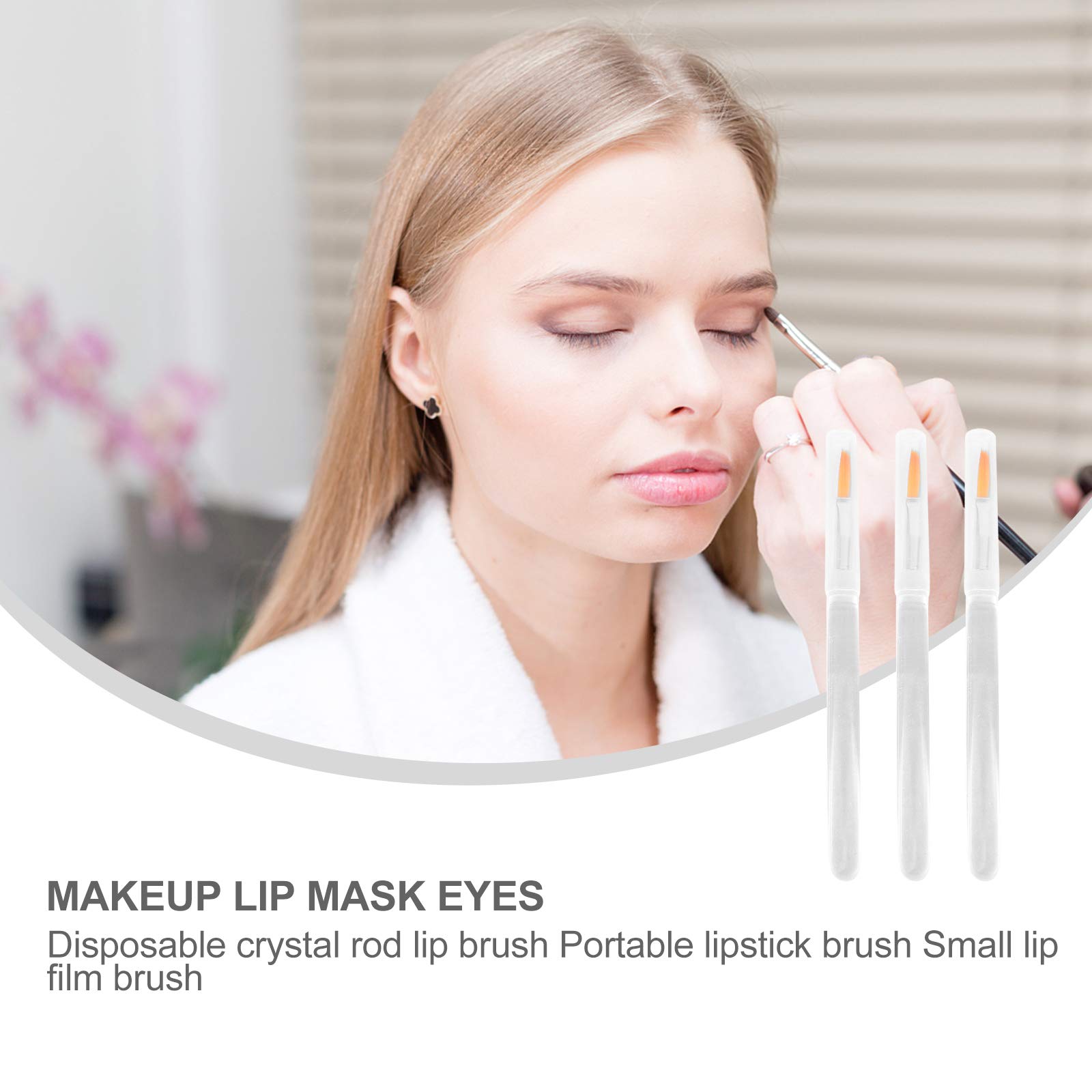 SOLUSTRE 20pcs Disposable Lipstick Applicators - Hygienic Makeup Tools for Lip Gloss, Lipstick & Balm Application - Perfect for Salons, Makeup Artists & Personal Use